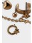 Kadın 9'lu Gold Küpe E4431AXNS 3
