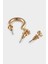 Kadın 6'lı Gold Küpe E4430AXNS 4