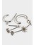 Kadın 6'lı Silver Küpe E4441AXNS 3
