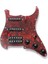 Ssh Elektro Kırmızı Için Önceden Yüklenmiş Pickup Pickguard (Yurt Dışından) 4