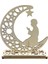 Ahşap Eid Mubarak Ramazan Süsü, I LED Işıklar Ev I - Dua (Yurt Dışından) 4