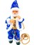 Ğı Şömine Mavisi Için Elektrikli Noel Baba Tırmanma Ipi Noel Dekorasyonu (Yurt Dışından) 1