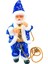 Ğı Şömine Mavisi Için Elektrikli Noel Baba Tırmanma Ipi Noel Dekorasyonu (Yurt Dışından) 5