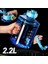 Eternal 2.2l Su Şişesi Büyük Kapasiteli Zaman Ölçeği ile Taşınabilir Suluk Matara (Yurt Dışından) 4