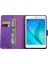 Galaxy Tab A 8.0 T350 Için Preslenmiş Çiçekler Pu Kılıf (Yurt Dışından) 4