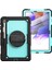 Samsung Galaxy Tab S7 Fe SM-T730 Silikon + Pc Kılıf Samsung Galaxy Tab S7 Fe 12.4 Inç 2021 SM-T730 / SM-T736B (Yurt Dışından) 2