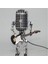 Retro Tarzı Vintage Mikrofon Robot Masa Lambası, Vintage Mikrofon Robot Dokunmatik Dimmer Lamba Masa Lambası Beyaz (Yurt Dışından) 5