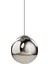 Modern Kolye Işıkları Gümüş Ayna Topu Hanglamp Cam LED Lamba Mutfak Oturma Odası Yatak Odası Süspansiyon Armatür (25 Cm) (Yurt Dışından) 1