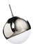 Modern Kolye Işıkları Gümüş Ayna Topu Hanglamp Cam LED Lamba Mutfak Oturma Odası Yatak Odası Süspansiyon Armatür (25 Cm) (Yurt Dışından) 4