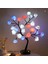 24 LED Güller Çiçek Ağacı Işıkları Rgb 17 Renk Lamba Anneler Günü Gece Lambası Ev Partisi Noel Düğün Dekorasyon (Yurt Dışından) 5