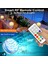 Uzaktan Kumandalı Sualtı LED Işıkları, Havuz Işıkları Su Geçirmez 15 LED Boncuk 16 Rgb Renk, Sualtı LED Işıkları-4 Paket (Yurt Dışından) 5