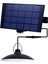 Güneş Enerjili Taşınabilir Kamp Lambası Açık Hava Güneş Enerjili LED Ampul Şarj Edilebilir Acil Durum Lambası Tek Kafa Sıcak Beyaz 15W (Yurt Dışından) 1