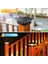 Güneş Enerjili Direk Başlığı Işıkları Açık Güverte Çit Direk Işığı 3.5x3.5 5.5x5.5 Ahşap Vinil Direkler Patio Bahçe Dekoru Siyah 2 Adet (Yurt Dışından) 2