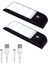 2 Adet 12 LED USB Şarj Edilebilir Pir Hareket Indüksiyon Sensörü Dolap Gece Lambası (Yurt Dışından) 1