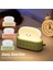 Sevimli Tost Gece Lambası, LED Gülümseme Ekmek Tost Gece Lambası, Şarj Edilebilir USB ve Zamanlayıcı, Gençler Için Doğum Günü Hediyeleri Yeşil (Yurt Dışından) 4