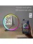 Akıllı Rgb Gece Lambası Renkli LED Işık Fotoğraf Aydınlatma Ses Kontrolü App 360° Halka Alma Canlı Işık Dolgusu 16CM (Yurt Dışından) 2