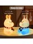 Sevimli Tavşan Çocuk Gece Lambası, Yumuşak Silikon ile 7 Renk Değiştirme Dokunun Kontrol Kawaii Lamba, Oda Dekoru, USB Şarj Edilebilir (Yurt Dışından) 2