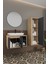 Gül 70 cm Banyo Dolabı+Ayna+Lavabo+Boy Dolabı 6