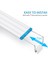 W60 Stili Akvaryum LED Işık Süper Ince Balık Tankı Su Bitkisi Büyüme Aydınlatma Su Geçirmez Parlak Klip Lambası Mavi LED cm Için Bitkiler 220V (Yurt Dışından) 3