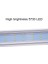 W60 Stili Akvaryum LED Işık Süper Ince Balık Tankı Su Bitkisi Büyüme Aydınlatma Su Geçirmez Parlak Klip Lambası Mavi LED cm Için Bitkiler 220V (Yurt Dışından) 4
