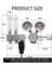 Co2 Şant Stili 100-240V-CGA320 Akvaryum Co2 Regülatörü Co2 Basınç Düşürücü Valf Balon Metre Solenoid Valf Co2 Kontrol Bipolar Basınç Düzenleyici (Yurt Dışından) 3