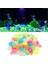 No.7 Tarzı 200 Adet Akvaryum Süs Taşları Işıldayan Koyu Taşlar Bahçe Süsü Için Glow In The Dark Luminous Çakıl Taşları (Yurt Dışından) 4