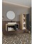 Gül 80 cm Banyo Dolabı+Ayna+Lavabo+Boy Dolabı 5