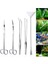 Parlayan Dalgalar Stili Akvaryum Araçları Kiti Paslanmaz Çelik Balık Tankı Su Bitkisi Cımbızı Veya Spatula Setleri Temizlik Aracı Için Balık Tankı (Yurt Dışından) 3