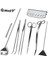 38CM Düz Cımbız Stili Akvaryum Aquascape Bitki Aracı Paslanmaz Çelik Penset Spatula Yosun Temizleyici Depolama Rafı Balık Tankı Temizlik Aksesuarı (Yurt Dışından) 3