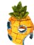 Lacivert Tarzı Akvaryum Aksesuarı Ananas Ev Sünger-Bob Kare Pantolon Akvaryum Süsleri Karides Yuvası Balık Tankları Dekorasyonu (Yurt Dışından) 4