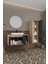 Gül 90 cm Banyo Dolabı+Ayna+Lavabo+Boy Dolabı 4
