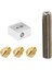 3D Yazıcı Parçası 3 Adet 0.4mm Ekstruder Nozulu + 1 Adet 1.75MM Nozul Boğazı (Yurt Dışından) 1