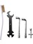 5'li Paket 3D Yazıcı Parçaları Anahtar + Mini Phillips Soket + Nozul (Yurt Dışından) 2