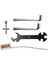 5'li Paket 3D Yazıcı Parçaları Anahtar + Mini Phillips Soket + Nozul (Yurt Dışından) 3