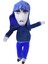 Inside Out Çocuk Peluş Oyuncak Mavi 30CM (Yurt Dışından) 1