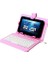 Pc Kılıfı Klavye Tablet Türkçe Q Micro+Mini USB 7" Pembe KB-TAB07 Yeni 1