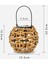 Güneş Rattan Işık, Saplı Dokuma Dış Mekan Güneş Feneri, Su Geçirmez LED Sarkıt, Çim Teras, Avlu, Sundurma (Yurt Dışından) 5