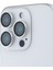 Apple iPhone 15 Pro Guess Lisanslı Metal Kamera Lens Koruyucu Gümüş 1