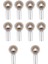 10 Adet Metal M2 Bağlantı Çubuğu Ucu Bilyalı Bağlantı Bilyalı Kafa Hsp Tamiya Mini 4WD Rc Araba Kamyon Paletli Tekne Uçak Için, 3 (Yurt Dışından) 4