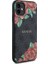 iPhone 11 Kılıf Guess Orjinal Lisanslı Magsafe Uyumlu Gül Baskılı 4g Desenli Yazı Logolu Kapak Siyah 3