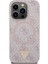 Apple iPhone 16 Pro Max Kılıf Guess Lisanslı Magsafe Şarj Özellikli Pu Üçgen Logo 4g Desenli Kapak Pembe 2