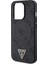 Apple iPhone 14 Pro Max Kılıf Guess Lisanslı Magsafe Şarj Özellikli Pu Üçgen Logo 4g Desenli Kapak Siyah 4