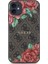 iPhone 11 Kılıf Guess Lisanslı Magsafe Uyumlu Gül Baskılı 4g Desenli Yazı Logolu Kapak Kahverengi 2