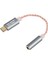 32BIT 384KHZ Usb-C - 3,5 mm Dac Dijital Ses Adaptörü, ALC5686 Çip, Altın Kaplama 1u, Omtp/ctıa Için Sürücüsüz(Gri) (Yurt Dışından) 1
