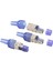 Cat8 RJ45 Konnektör Fişi, Sıkma Aleti Olmadan Cat8 40GBPS 50U Çinko Alaşımlı Korumalı Ağ Kablosu RJ45 Fiş (Mavi) (Yurt Dışından) 5