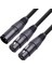 Xlr Y-Splitter Kablo, Xlr Erkek - Çift Xlr Dişi Mikrofon Birleştirici Y Kablosu Dengeli Mikrofon Adaptörü Yama Kablosu - 50CM (Yurt Dışından) 2