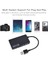 USB 3.0 Hub Yüksek Hızlı Usb3.0+Usb2.0 Hub Dizüstü Bilgisayar Desteği Windows 10/8/7/vista/xp Için Harici 4 Bağlantı Noktalı Adaptör Ayırıcı (Yurt Dışından) 5