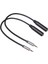 2 Adet 3.5mm Erkek 6.35MM Dişi Ses Kablosu 1/4 Ila 1/8 Adaptör Kablosu 1/4 Stereo Adaptör Gitar, Piyano, Mikser (Yurt Dışından) 1