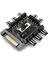 5 Adet 12V Sata 1 Ila 8 3pin Fan Hızı Kontrol Cihazı Sata 1 Ila 8 Yollu Soğutma Fanı Splitter Hub Soğutucu Soğutma Fanı Hub Madenci Için (Yurt Dışından) 2