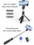 Entegre Katlanır Otomatik Zamanlayıcı Kablosuz Bluetooth Selfie Çubuğu Ios Android Telefon Için Uzatılabilir Mini Tripod Siyah (Yurt Dışından) 3